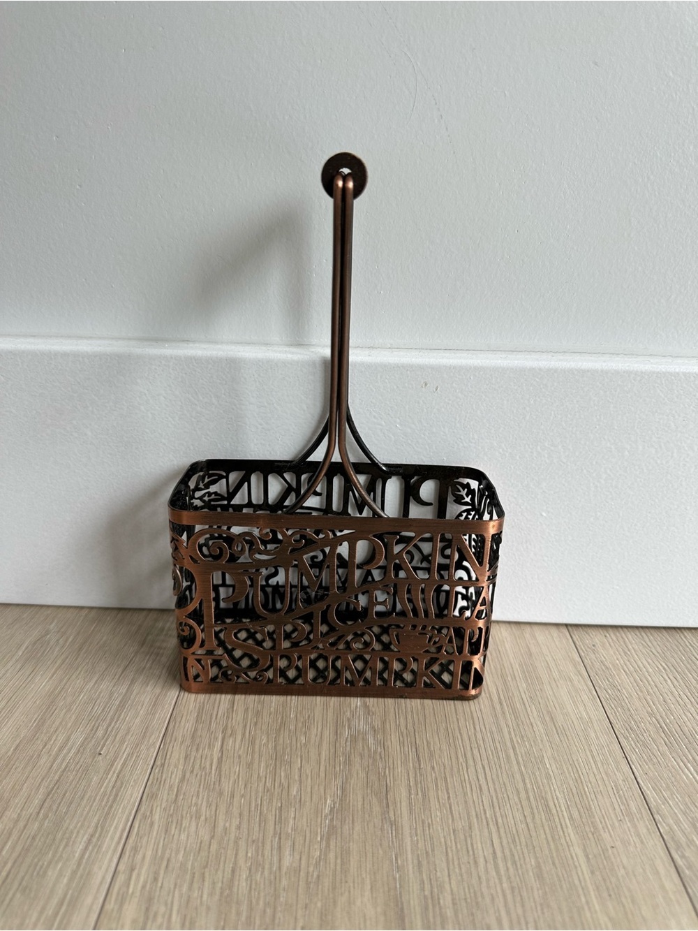 Pumpkin Spice Decorative Caddy Holder